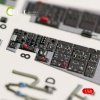 KELIK K48034 F-16C FIGHTING FALCON INTERIOR 3D DECALS FOR KINETIC KIT 1/48